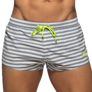 Addicted Stripes Recycled Swim Shorts ADS353 Navy