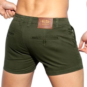 ES Collection Plain Cargo Shorts ESJ055 Khaky