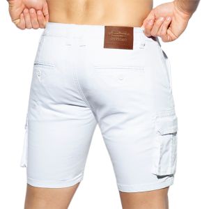 ES Collection Pockets Cargo Bermuda ESJ056 White