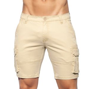 ES Collection Pockets Cargo Bermuda ESJ056 Beige