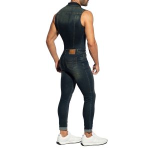 ES Collection Urban Denim Jumpsuit ESJ066 Dark Blue