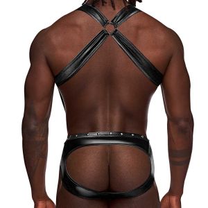 Male Power Fetish Uranus Jockstrap PAK-154 Black