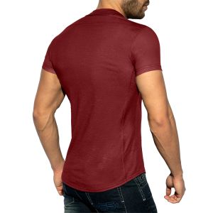 ES Collection Slim Fit Shirt SHT023 Aubergine