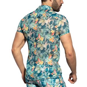 ES Collection Hawaiian Shirt SHT025 Cobalt