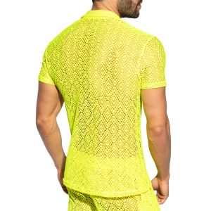 ES Collection Ibiza Retro Shirt SHT027 Neon Yellow