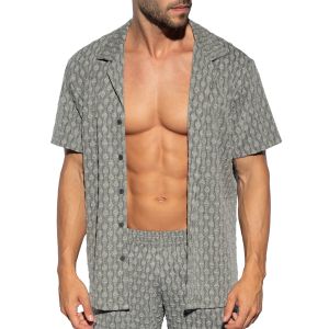 ES Collection Glen Shirt SHT033 Charocal