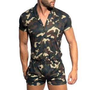 ES Collection Sleeves Bodysuit SP291 Camouflage
