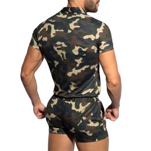 ES Collection Sleeves Bodysuit SP291 Camouflage