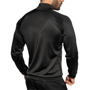 ES Collection Zip Pockets Plain Jacket SP316 Black
