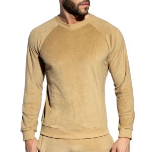 ES Collection Terrycloth Sweatshirt SP318 Beige