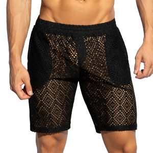 ES Collection Ibiza Retro Bermuda Shorts SP330 Black