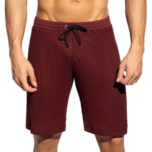 ES Collection Checkmate Bermuda Shorts SP338 Garnet