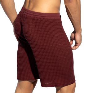 ES Collection Checkmate Bermuda Shorts SP338 Garnet