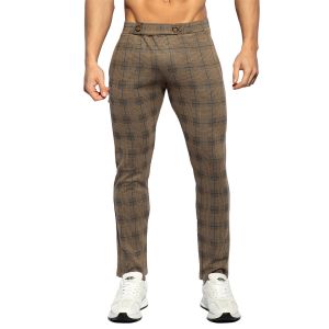 ES Collection Tweed Long Pants SP339 Brown