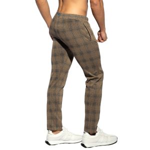ES Collection Tweed Long Pants SP339 Brown