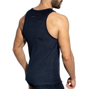 ES Collection Terrycloth Tank Top TS316 Navy