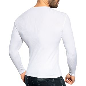 ES Collection Recycled Rib Long Sleeves T-Shirt TS325 White