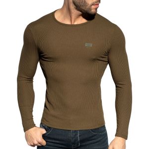 ES Collection Recycled Rib Long Sleeves T-Shirt TS325 Khaky