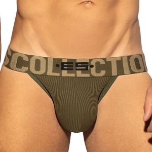 ES Collection Recycled Rib Jock UN494 Khaky
