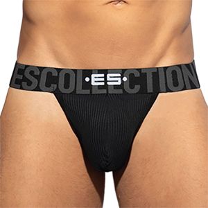 ES Collection Recycled Rib Band Thong UN557 Black