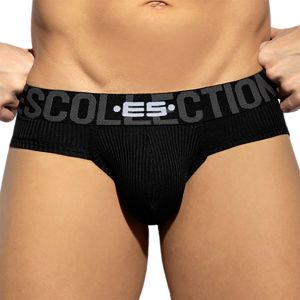 ES Collection Recycled Rib Brief UN570 Black