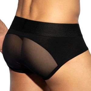 ES Collection Strass C-Through Brief UN588 Black