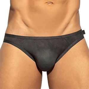 ES Collection Simsuede Bikini Brief UN604 Charcoal