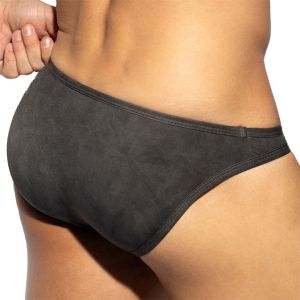 ES Collection Simsuede Bikini Brief UN604 Charcoal