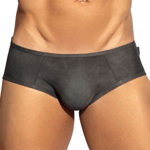 ES Collection Simsuede Brief UN605 Charcoal