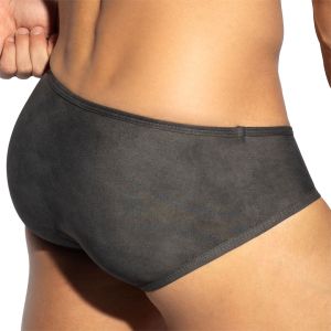 ES Collection Simsuede Brief UN605 Charcoal