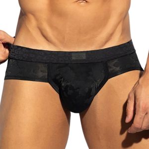 ES Collection See Through Flowers Brief UN608 Black