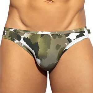 ES Collection Swiss Cow Bikini Brief UN619 Khaky