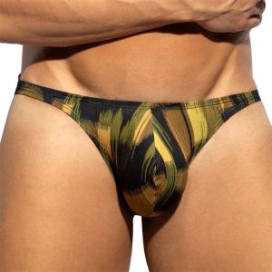 ES Collection Abstract Bikini Brief UN690 Mustard