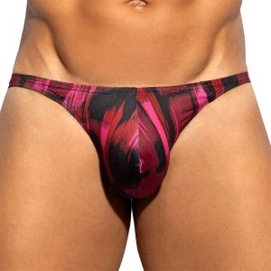 ES Collection Abstract Bikini Brief UN690 Garnet