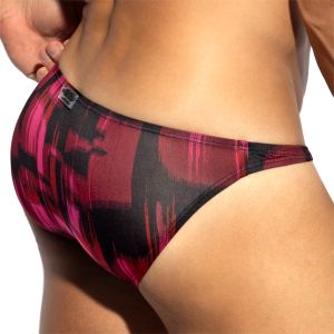 ES Collection Abstract Bikini Brief UN690 Garnet