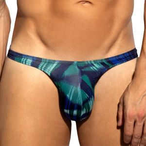 ES Collection Abstract Mini Thong UN691 Green