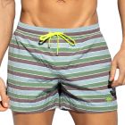 ES Collection Multi Stripes Swim Shorts 2505 Khaky