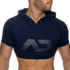 ADDICTED Crop Hoody AD1000 Navy