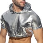 Addicted Crop Top AD1170 Silver