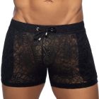 Addicted Flowery Lace Short AD1188 Black