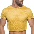 Addicted Mesh Crop Top AD1189 Yellow