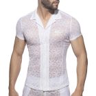 Addicted Flowery Lace Shirt AD1192 White