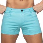 Addicted 5 Pockets Summer Shorts AD1195 Sky Blue