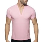 Addicted AD V-Neck Polo Shirt AD1258 Pink