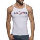 Addicted Dick Addickted Tank Top AD1284 White