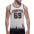 Addicted 69 Tank Top AD1340 White
