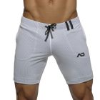 Addicted Loop-Mesh Knee Pant AD357 White