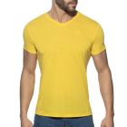 Addicted Basic V-Neck T-Shirt AD423 Yellow