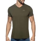 Addicted Basic V-Neck T-Shirt AD423 Khaky