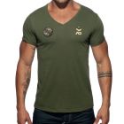 Addicted Military T-Shirt AD610 Khaki Mens Underwear